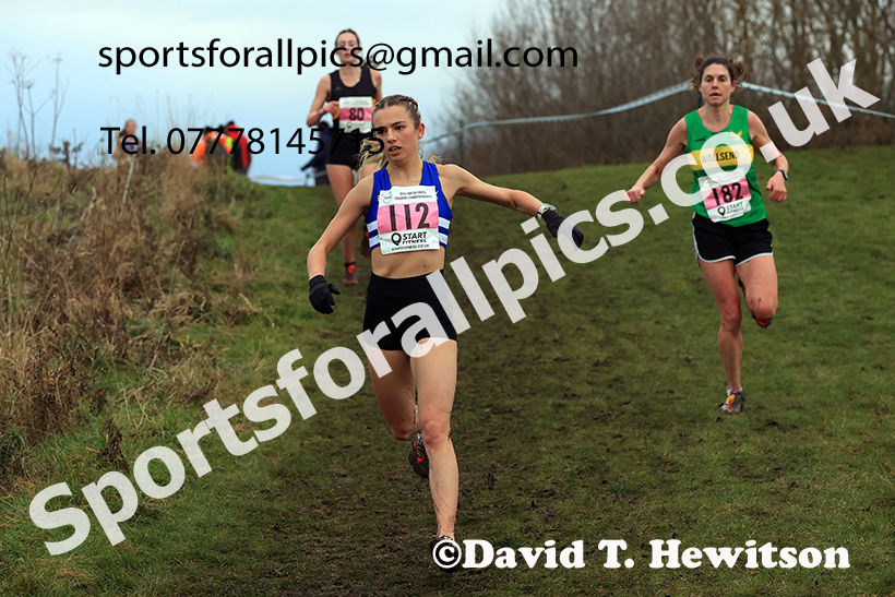 Senior womens 2024 NECAA Cross Country Champs., Temple Park, South Shields. Photo: David T. Hewitson/Sports for All Pics